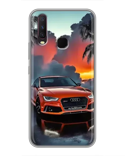 Чехол для Vivo Y17 с картинкой «Audi — закат» Чехол для Vivo Y17 с картинкой «Audi — закат»
