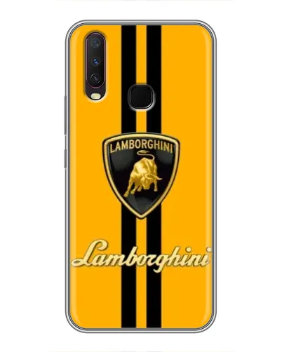 Чехол для Vivo Y17 с картинкой «Lamborghini Stripe желтый» Чехол для Vivo Y17 с картинкой «Lamborghini Stripe желтый»