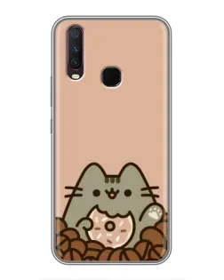 Чехол для Vivo Y17 с картинкой «Кофейный Пушин» Чехол для Vivo Y17 с картинкой «Кофейный Пушин»