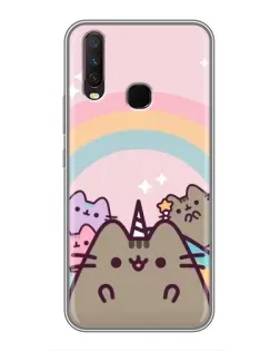 Чехол для Vivo Y17 с картинкой «Единорог Pusheen» Чехол для Vivo Y17 с картинкой «Единорог Pusheen»