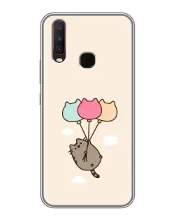 Чехол для Vivo Y17 с картинкой «Пушин на шариках» Чехол для Vivo Y17 с картинкой «Пушин на шариках»