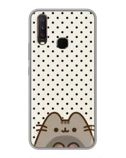 Чехол для Vivo Y17 с картинкой «Пушин в горошек» Чехол для Vivo Y17 с картинкой «Пушин в горошек»