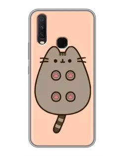 Чехол для Vivo Y17 с картинкой «Пушин пузиком кверху» Чехол для Vivo Y17 с картинкой «Пушин пузиком кверху»