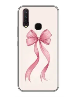 Чехол для Vivo Y17 с картинкой «Розовый бант» Чехол для Vivo Y17 с картинкой «Розовый бант»