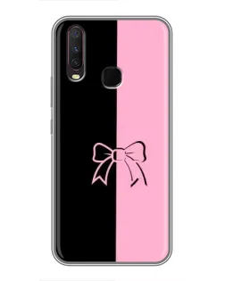 Чехол для Vivo Y17 с картинкой «Половинки банта» Чехол для Vivo Y17 с картинкой «Половинки банта»