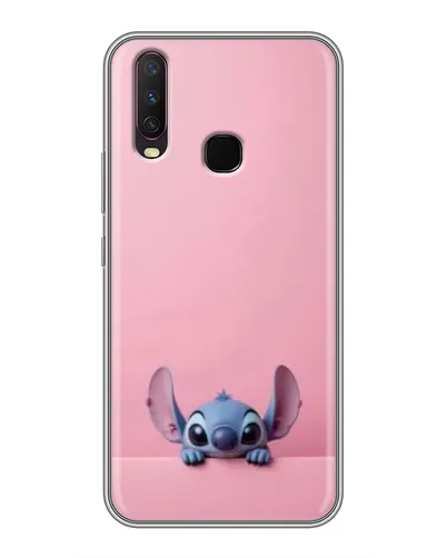 Чехол для Vivo Y17 с картинкой «Stitch выглядывает»