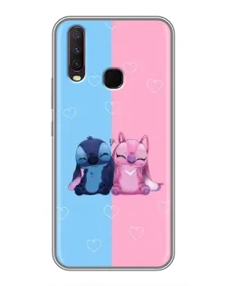 Чехол для Vivo Y17 с картинкой «Stitch и Angel Love» Чехол для Vivo Y17 с картинкой «Stitch и Angel Love»