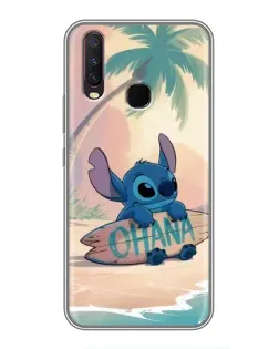 Чехол для Vivo Y17 с картинкой «Стич на серфе» Чехол для Vivo Y17 с картинкой «Стич на серфе»
