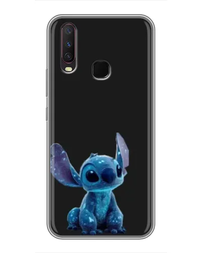 Чехол для Vivo Y17 с картинкой «Стич на черном»