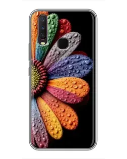 Чехол для Vivo Y17 с картинкой «Радужный цветок» Чехол для Vivo Y17 с картинкой «Радужный цветок»