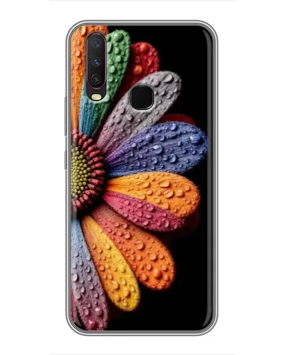 Чехол для Vivo Y17 с картинкой «Радужный цветок» Чехол для Vivo Y17 с картинкой «Радужный цветок»