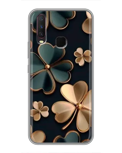 Чехол для Vivo Y17 с картинкой «Клевер в золоте» Чехол для Vivo Y17 с картинкой «Клевер в золоте»