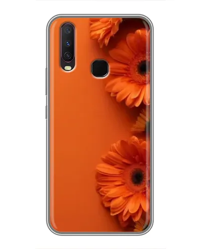 Чехол для Vivo Y17 с картинкой «Оранжевые герберы» Чехол для Vivo Y17 с картинкой «Оранжевые герберы»