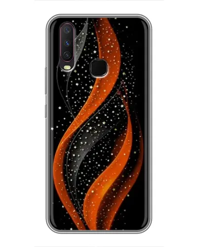 Чехол для Vivo Y17 с картинкой «Огненная звездная волна»