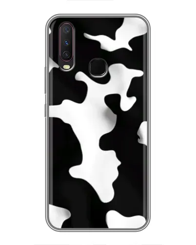 Чехол для Vivo Y17 с картинкой «Черно-белое пятно»