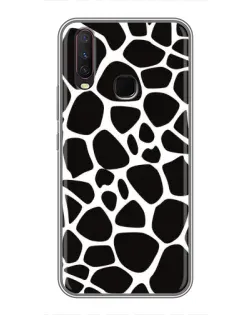 Чехол для Vivo Y17 с картинкой «Черно-белый жираф» Чехол для Vivo Y17 с картинкой «Черно-белый жираф»