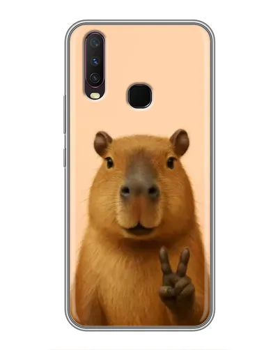 Чехол для Vivo Y17 с картинкой «Капибара виктория» Чехол для Vivo Y17 с картинкой «Капибара виктория»