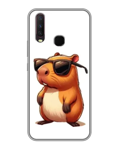 Чехол для Vivo Y17 с картинкой «Капибара в очках» Чехол для Vivo Y17 с картинкой «Капибара в очках»