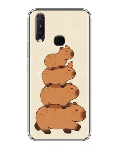 Чехол для Vivo Y17 с картинкой «Башня из капибар» Чехол для Vivo Y17 с картинкой «Башня из капибар»
