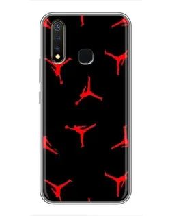 Чехол для Vivo Y19 с картинкой «Jordan Red Pattern» Чехол для Vivo Y19 с картинкой «Jordan Red Pattern»