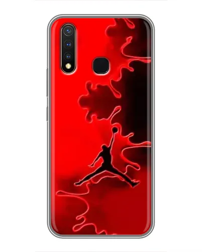 Чехол для Vivo Y19 с картинкой «Jordan Red Smoke»