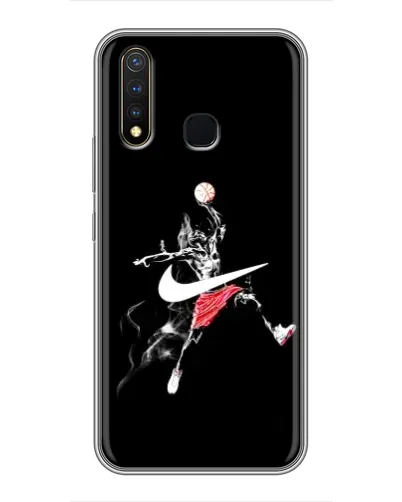 Чехол для Vivo Y19 с картинкой «Jordan Jumpman»