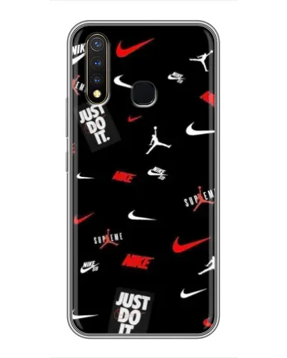 Чехол для Vivo Y19 с картинкой «Nike Mix Pattern»