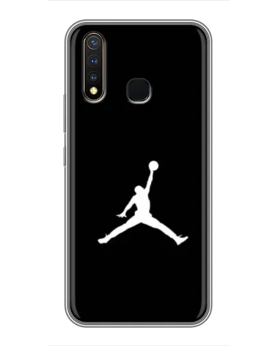 Чехол для Vivo Y19 с картинкой «Jordan Silhouette»