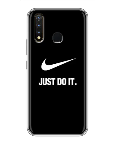 Чехол для Vivo Y19 с картинкой «Классический принт Nike» Чехол для Vivo Y19 с картинкой «Классический принт Nike»