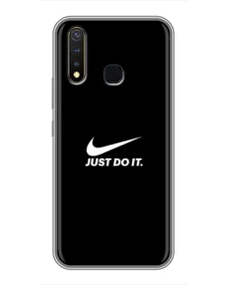 Чехол для Vivo Y19 с картинкой «Минимализм от Nike»