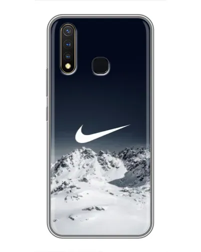 Чехол для Vivo Y19 с картинкой «Nike — зимние горы» Чехол для Vivo Y19 с картинкой «Nike — зимние горы»