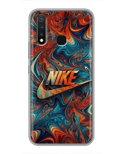 Чехол для Vivo Y19 с картинкой «Nike в абстракции» Чехол для Vivo Y19 с картинкой «Nike в абстракции»