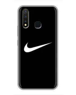 Чехол для Vivo Y19 с картинкой «Минималистический Найк»