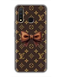 Чехол для Vivo Y19 с картинкой «LV с бантом»