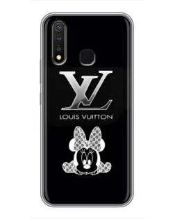 Чехол для Vivo Y19 с картинкой «LV и Минни Маус»