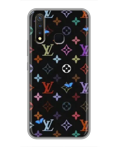 Чехол для Vivo Y19 с картинкой «Цветная монограмма LV» Чехол для Vivo Y19 с картинкой «Цветная монограмма LV»