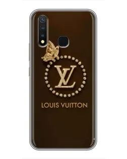 Чехол для Vivo Y19 с картинкой «LV — золотая печать»