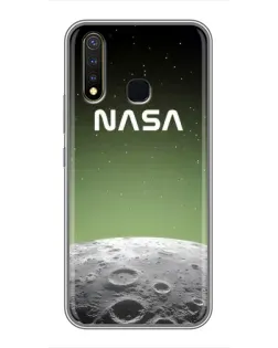 Чехол для Vivo Y19 с картинкой «NASA — лунный градиент»