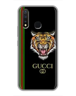Чехол для Vivo Y19 с картинкой «Тигр Gucci»