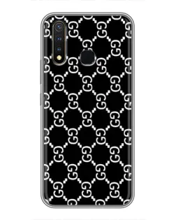 Чехол для Vivo Y19 с картинкой «Gucci — сетчатый паттерн»