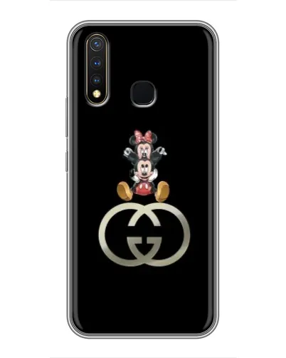 Чехол для Vivo Y19 с картинкой «Минни Маус на лого» Чехол для Vivo Y19 с картинкой «Минни Маус на лого»