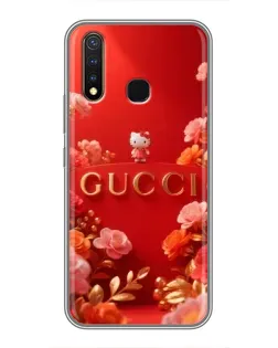 Чехол для Vivo Y19 с картинкой «Gucci — золотой сад»