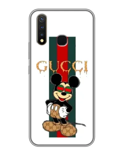 Чехол для Vivo Y19 с картинкой «Микки Маус Gucci — полосы» Чехол для Vivo Y19 с картинкой «Микки Маус Gucci — полосы»