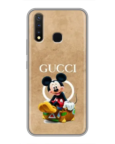 Чехол для Vivo Y19 с картинкой «Микки Маус Gucci — крафт» Чехол для Vivo Y19 с картинкой «Микки Маус Gucci — крафт»
