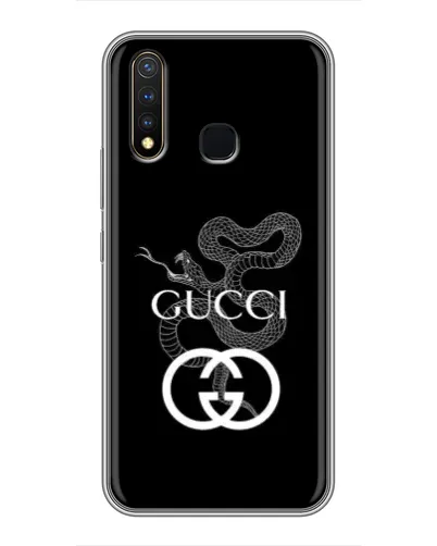 Чехол для Vivo Y19 с картинкой «Gucci — серебряная змея» Чехол для Vivo Y19 с картинкой «Gucci — серебряная змея»