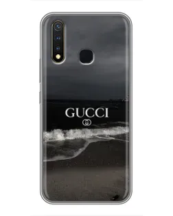Чехол для Vivo Y19 с картинкой «Gucci — морской прибой»