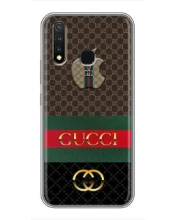 Чехол для Vivo Y19 с картинкой «Gucci — брендированный десерт»