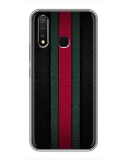 Чехол для Vivo Y19 с картинкой «Gucci — неоновая линия»
