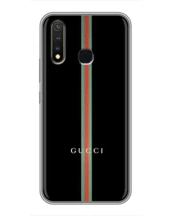 Чехол для Vivo Y19 с картинкой «Gucci — строгая линия»
