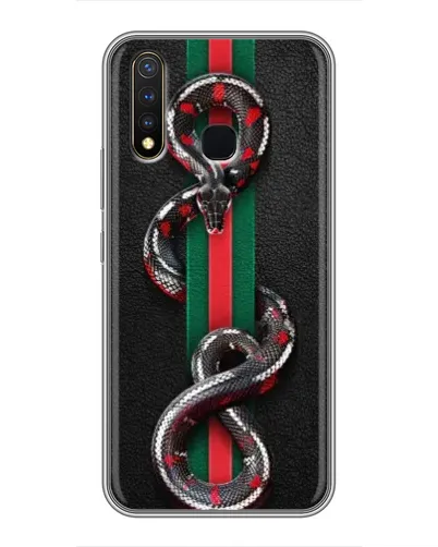 Чехол для Vivo Y19 с картинкой «Gucci — змея на полосе» Чехол для Vivo Y19 с картинкой «Gucci — змея на полосе»